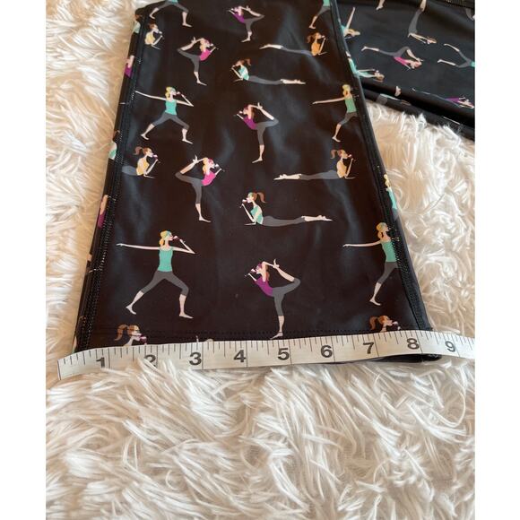 WINE ENTHUSIAST Leggings Knit Women Sz M Slightly Used - Picture 6 of 7